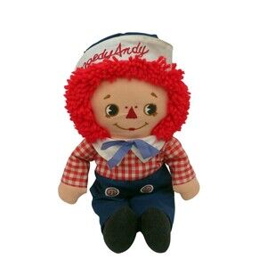 Vintage Applause Raggedy Andy Doll 12" Knickerbocker #8457